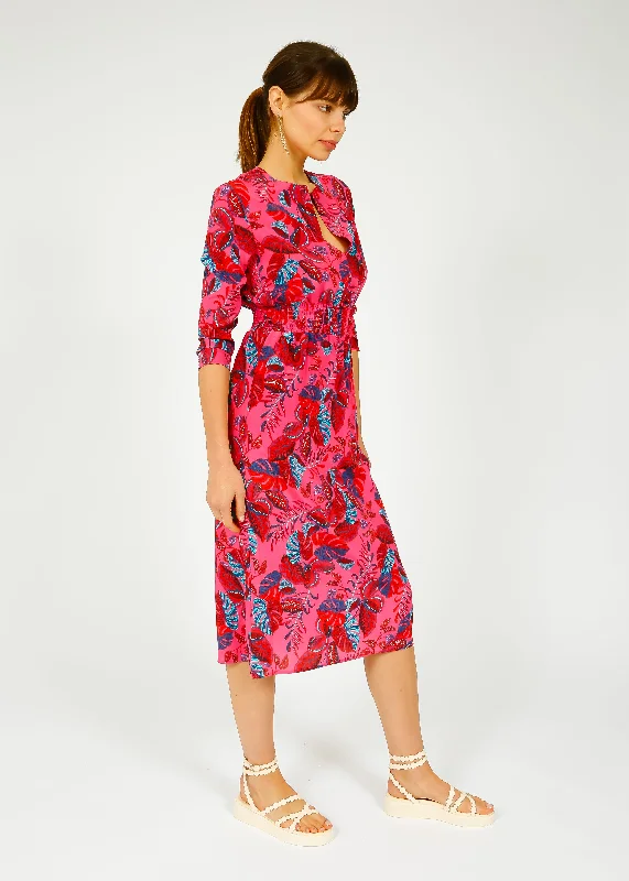 Primrose Park Tiffany Dress - Amazonian Jungle Pink