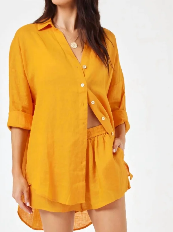 Rio Tunic Top In Tamarind