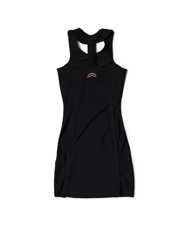 Sprayground Midi dress SHARK MINIDRESS Black