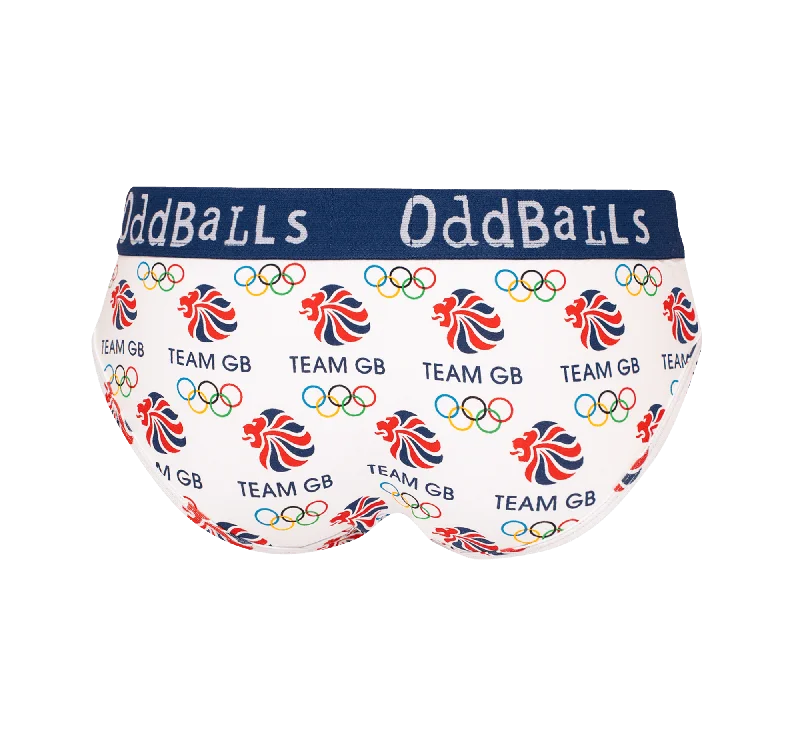 Team GB - White - Ladies Briefs