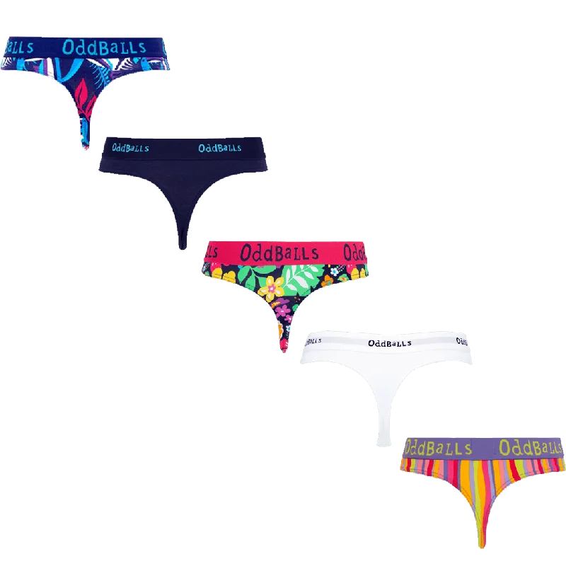 Vacation Bundle - Ladies Thong 5 Pack Bundle